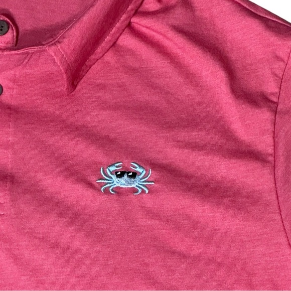 Men's Pink Polo Shirt Size Large - Picture 2 of 5